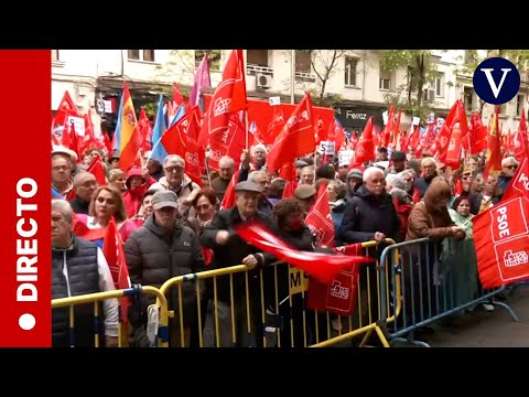 DIRECTO: Manifestación en apoyo a Pedro Sánchez
