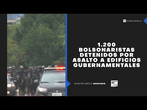 1.200 bolsonaristas detenidos por asalto a edificios gubernamentales