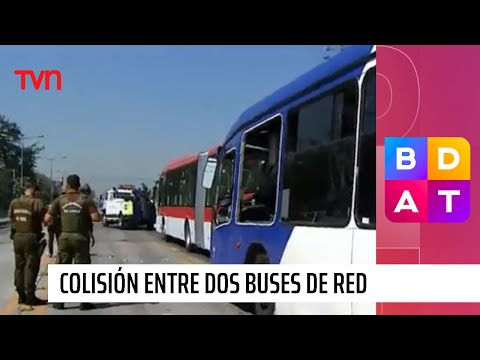 Colisión entre dos buses de RED deja 11 personas lesionadas en La Pintana  | Buenos días a todos