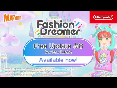 Fashion Dreamer – July Update Trailer – Nintendo Switch