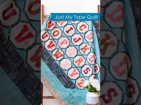 My First Hand-Appliqué Letters! 🧵 Just My Type Quilt Progress ✂️