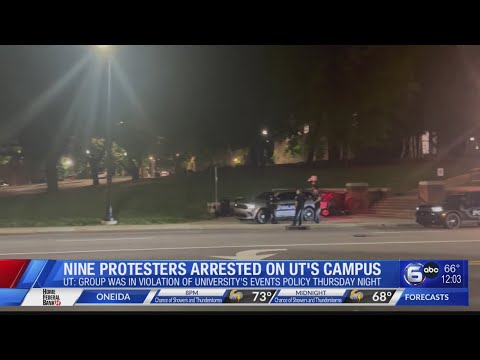 Protesters arrested on UTK campus, Chancellor Plowman releases statement