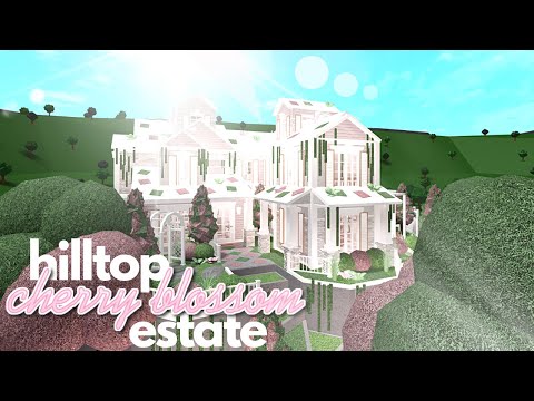Bloxburg: Hilltop Cherry Blossom Estate | House Build