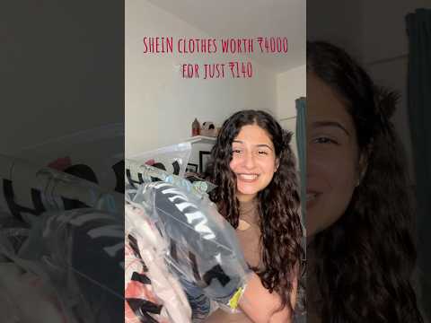 I got ₹4,000 worth of SHEIN outfits for only ₹140!! #SheinIndia #SheinDiscount #SheinFinds #fashion