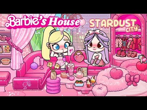 CandyCute Channel Barbie’sHouseinStardustCity1stFloor🏠💖FreeBubbleGlamMaker!Ava