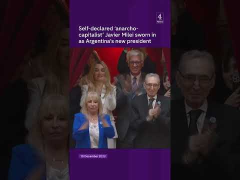 Milei sworn in as Argentina's new president