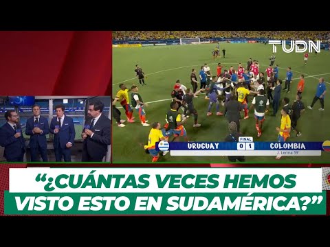 ¡UN EPISODIO MUY TRISTE! Iván Zamorano opina sobre la BRONCA entre jugadores uruguayos y colombianos