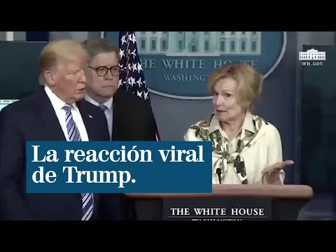 La reacción viral de Trump ante la fiebre de un miembro del equipo de seguimiento del coronavirus