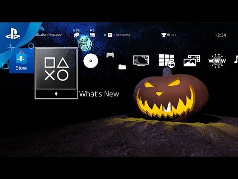 Haunted Halloween Spooky Dynamic Theme - Trailer | PS4
