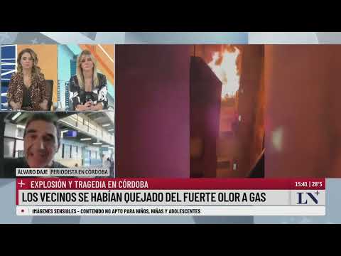 Córdoba: un muerto tras una explosión por fuga de gas en un edificio