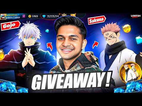 Free Fire Gojo Bundle #freefire #freefirelive #live #verticallive