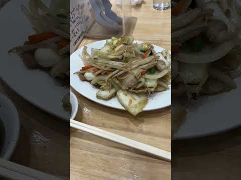 餃子🥟野菜炒めlunch 2025-10-29