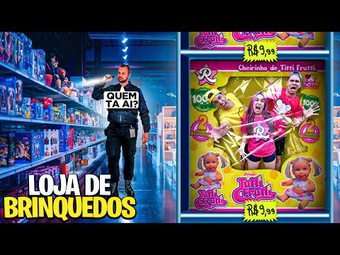 24 HORAS NA MAIOR LOJA DE BRINQUEDO *Fomos pegos ?