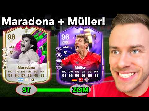 Ich habe die 2 LEGENDEN THOMAS MÜLLER & MARADONA vereint! 🇩🇪🇦🇷🤝