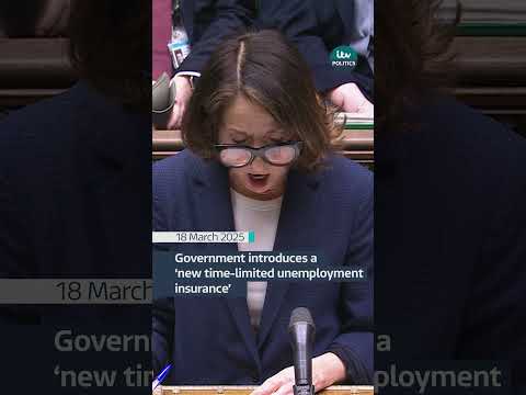 Government introduces a 'new time-limited unemployment insurance' | ITV News