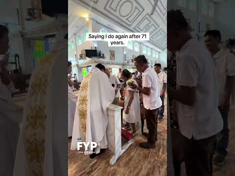 SAYING ‘I DO’ AGAIN AFTER 71 YEARS | FYP