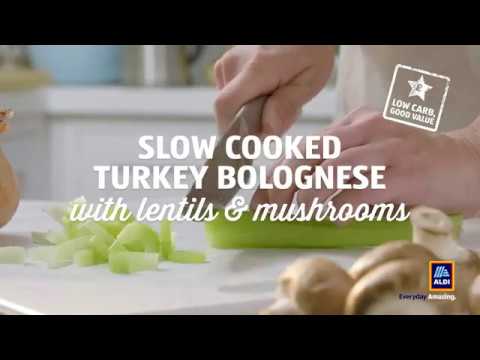 Introducing Aldi's Slow Cooker Turkey Bolognese