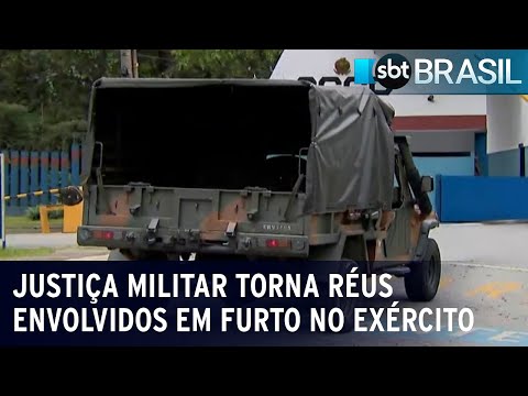 SP: Justiça Militar torna réus envolvidos em furto de arsenal do Exército | SBT Brasil (28/02/24)