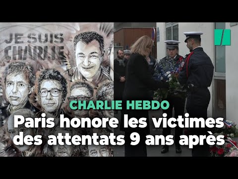 Paris honore les victimes des attentats de Charlie Hebdo et de l’Hypercacher, neuf ans après