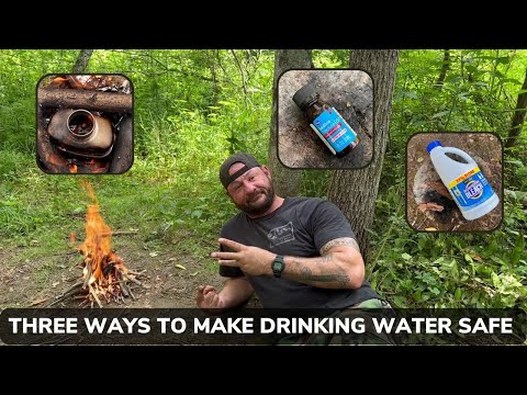 Corporals Corner Mid-Week Video #12 Three Simple Ways to Make Water Safe While In the Woods.