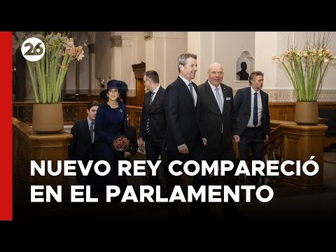 DINAMARCA | El nuevo Rey compareció ante el Parlamento