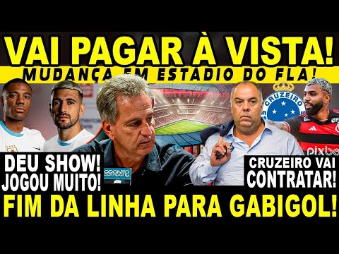 MUDANÇA EM ESTÁDIO DO FLA! LANDIM SURPREENDE E FAZ PROMESSA! FIM DA LINHA PARA GABIGOL! CRUZEIRO E+