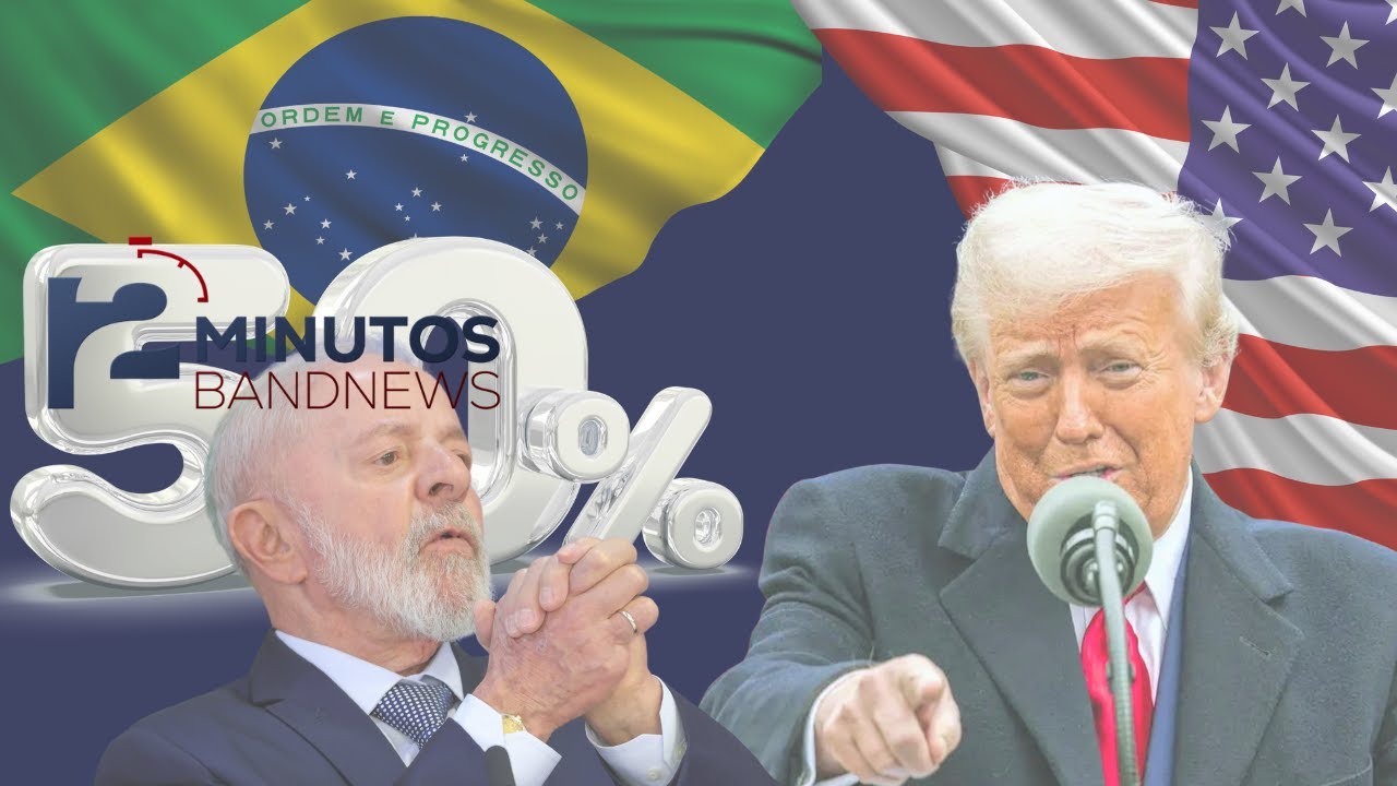 Tudo sobre a tarifa de 50 de Trump ao Brasil  BandNews em 2 Minutos 080725   Noite