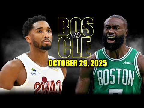Boston Celtics vs Cleveland Cavaliers Full Game Highlights - October 29, 2025 | NBA Season