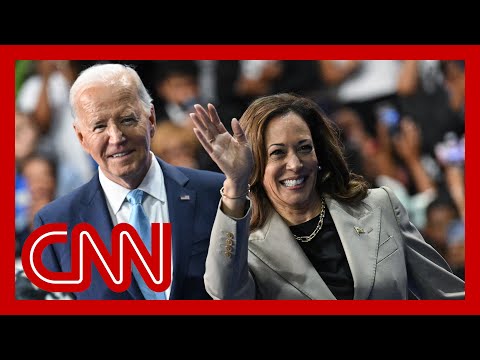 See how Kamala Harris honored Biden at event