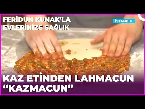 Kaz Etinden Lahmacun Tarifi | Dr. Feridun Kunak’la Evlerinize Sağlık