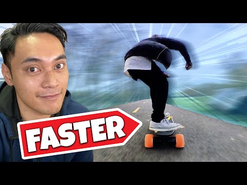 How To Skate FASTER: Electric Skateboard TIPS