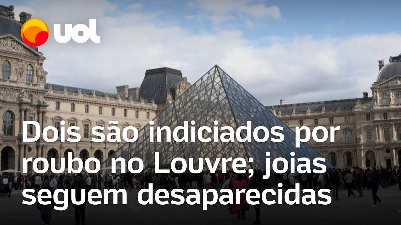 Roubo no Louvre Duas pessoas são indiciadas e outras três são liberadas