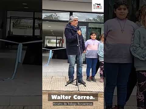 Pehuajó. Walter Correa. Ministro de trabajo bonaerense. CFL 401.