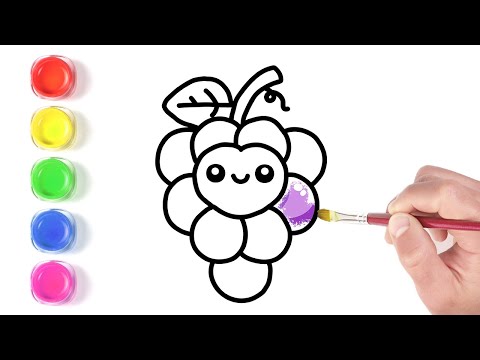ぶどう｜わくわくアートタイム｜レッドキャットリーディング