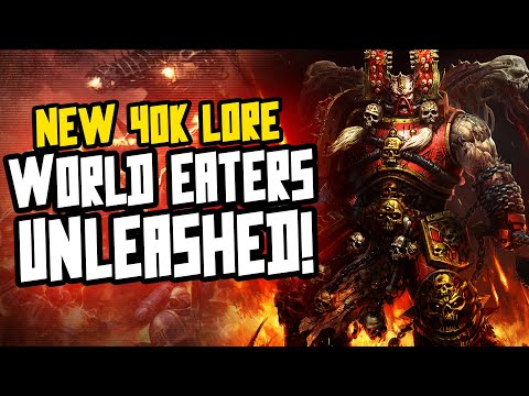 NEW WORLD EATER LORE! Angron has the numbers....