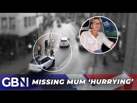 Missing Mum Gaynor seen 'darting through traffic' before disappearance in CCTV released by police
