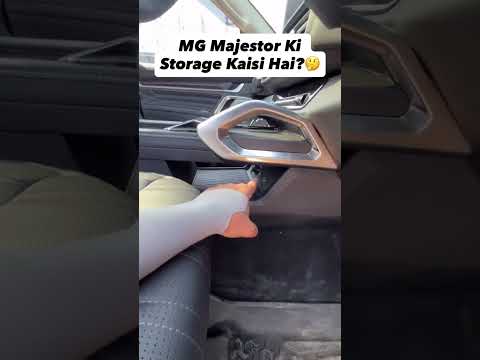MG Majestor ki Storage Space