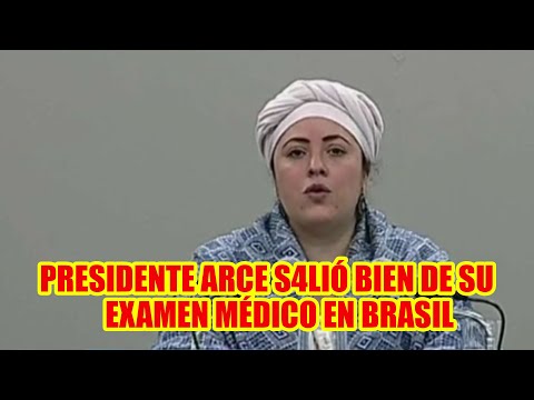 MINISTRA DE LA PRESIDENCIA EL PRESIDENTE ARCE S4LIÓ BI3N DE SU CH3QUEO MÉDICO EN BRASIL...