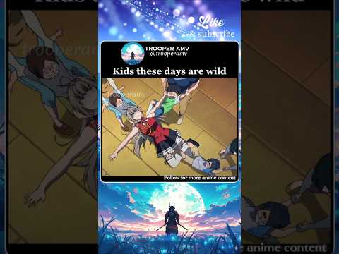 Kids these days are wild