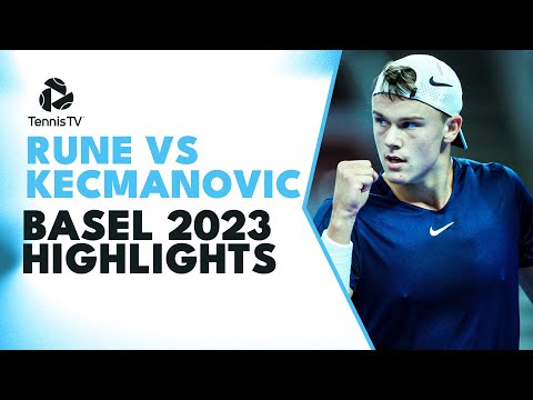 CRAZY Holger Rune Comeback vs Miomir Kecmanovic | Basel 2023 Highlights