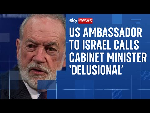 'She's delusional': US ambassador to Israel rejects cabinet minister's claim on Gaza peace deal