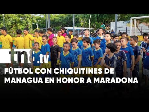 ALMA honra con juego amistoso, 2 años del paso a la inmortalidad de Maradona - Nicaragua
