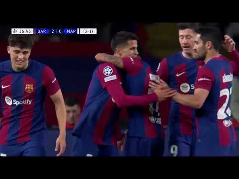 Barcelona 3-1 Napoli Match Highlights | UEFA Champions League RO16 Leg 2