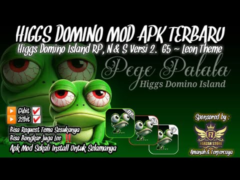 Gokil !! Higgs Domino Mod Apk Terbaru RP, N & S Versi 2.65 ~ Leon Theme