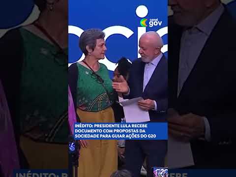 DECLARAÇÃO FINAL DA CÚPULA SOCIAL DO G20  #lula #governofederal #g20 #noticias #g20summit #politica