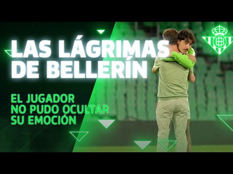 Las lágrimas de Bellerín tras su último partido en el Villamarín 😢 𝗣𝗨𝗥𝗢 𝗕𝗘𝗧𝗜𝗦 💚