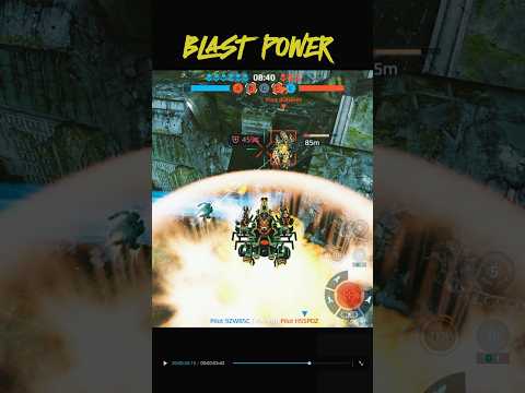 ultimate shell blast power 💀 - war robots #warrobots