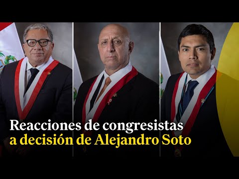 Congresistas reaccionan a carta de Soto a Boluarte tras declaraciones de MEF