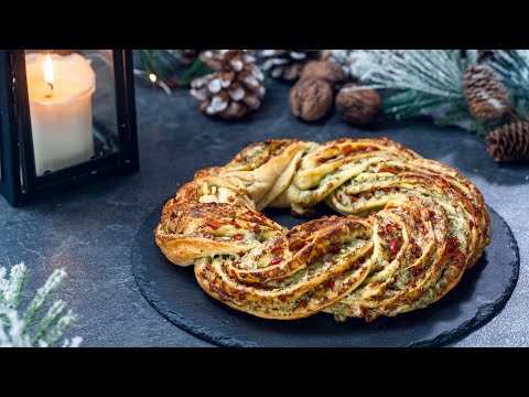 Christmas Wreath - Christmas Braided Bread