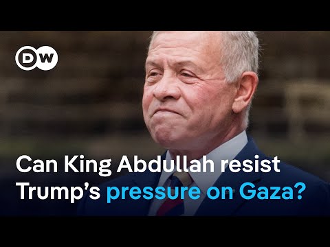 Jordan's King Abdullah and Trump set for tense meeting on Gaza's future | DW News